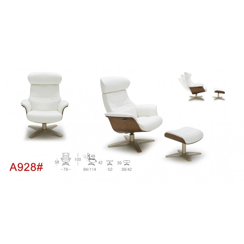 A928 RECLINING CHAIR W/OTTOMAN