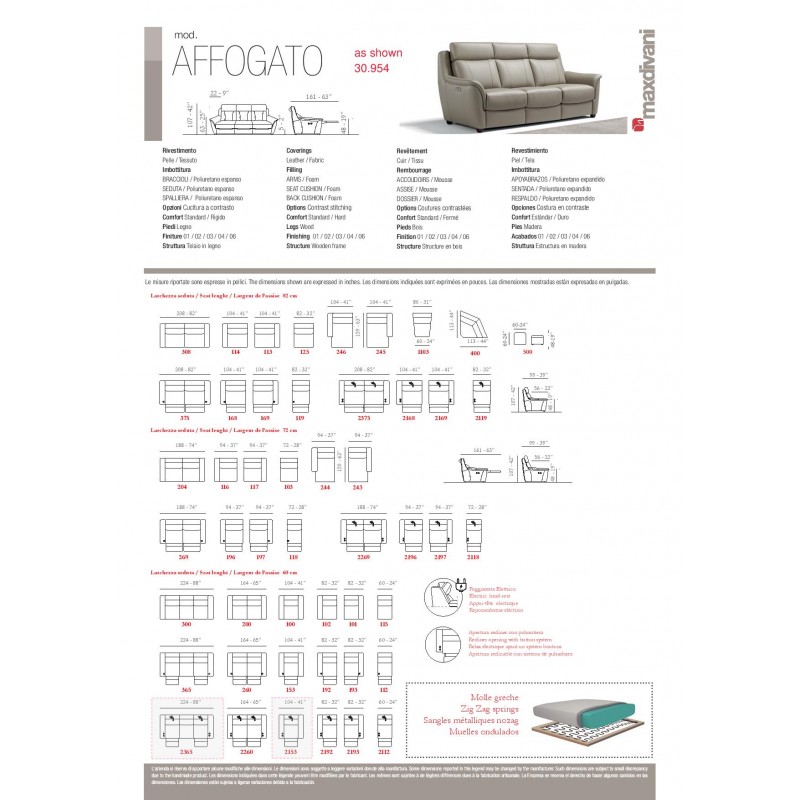 Affogato Leather Reclining Sofa Group