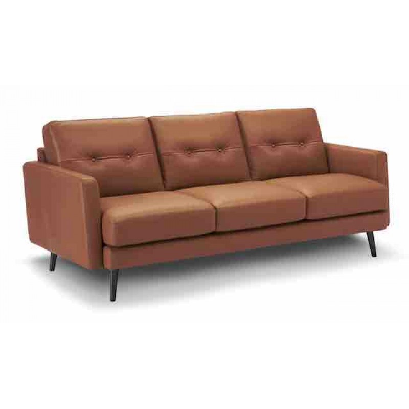 AMOS STATIONARY LEATHER SOFA GROUP