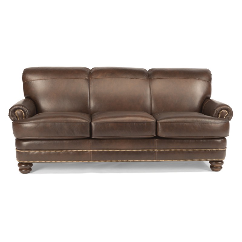 Bay Bridge Stationary Leather Sofa