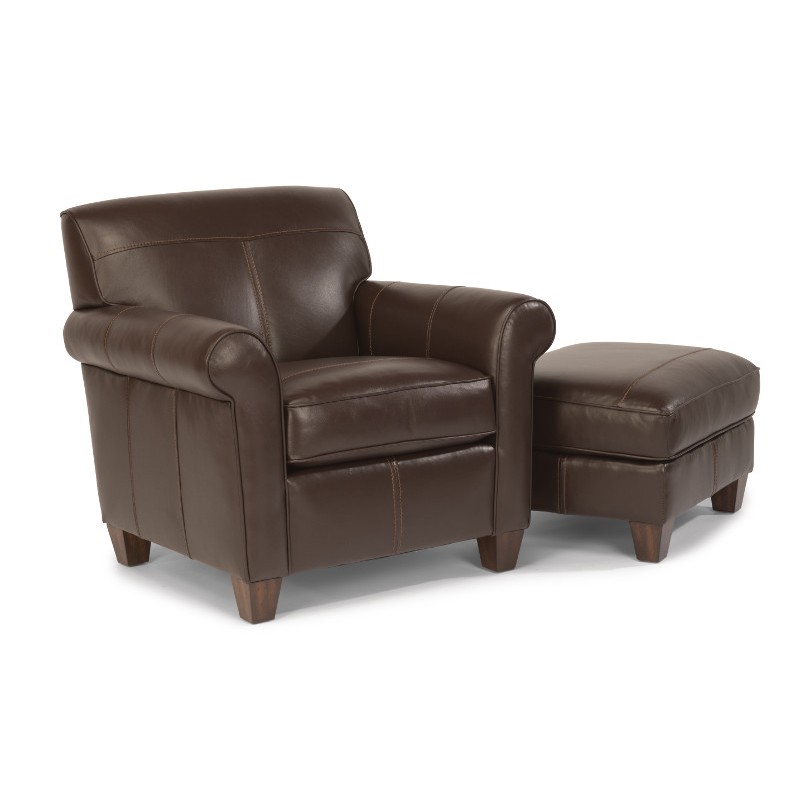 Dana Stationary Leather Chair