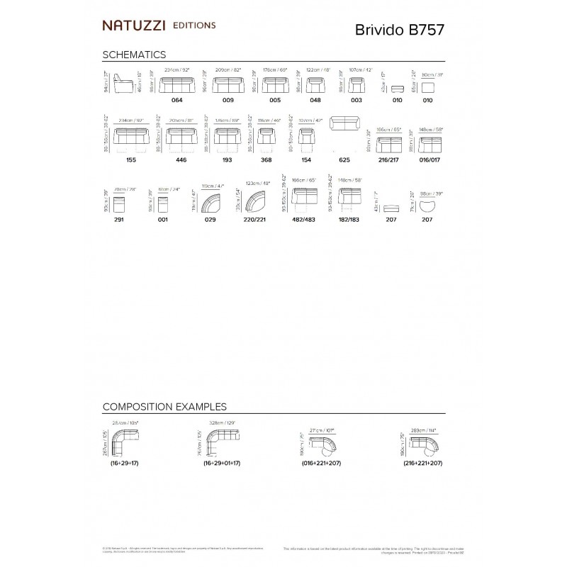 B757-155 Reclining Sofa