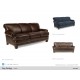 Bay Bridge Stationary Leather Sofa