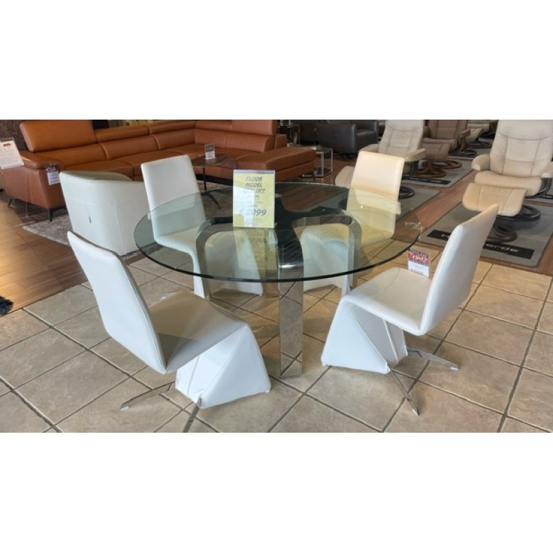 BELLINI 5 PC DINING TABLE CLEARANCE