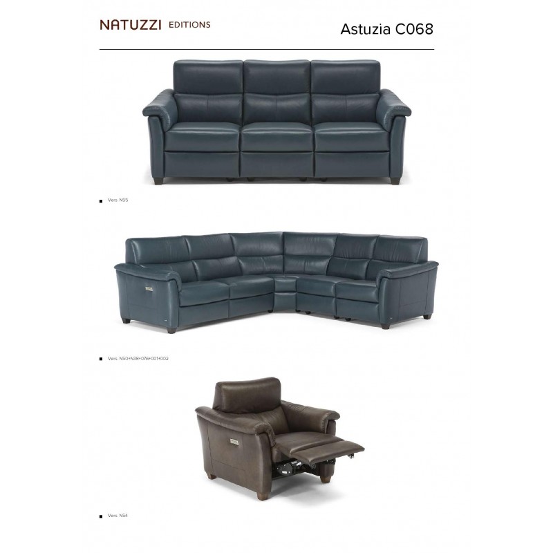 C068-M55 Astuzia Reclining Sofa
