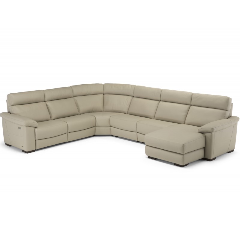 C126 LEATHER RECLINING SECTIONAL