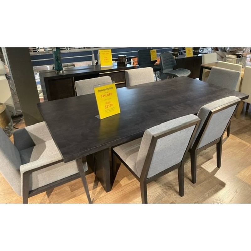 CANADEL CLEARANCE TABLE W/6 CHAIRS