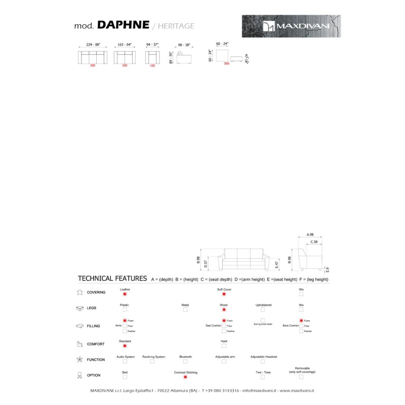 DAPHNE/Heritage Sofa Group