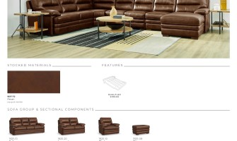 Generous Comfort Offered With The Flexsteel David Sofa Group Generous Comfort Offered With The Flexsteel David Sofa Group