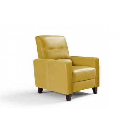ELENA PUSHBACK LEATHER RECLINER ELENA PUSHBACK LEATHER RECLINER
