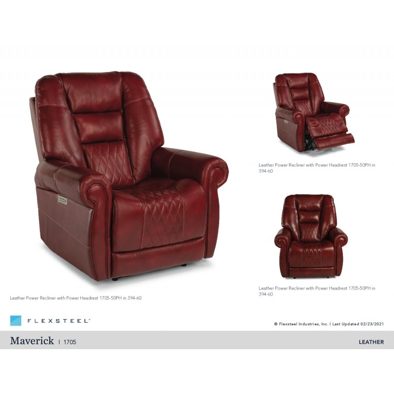 flexsteel maverick power recliner