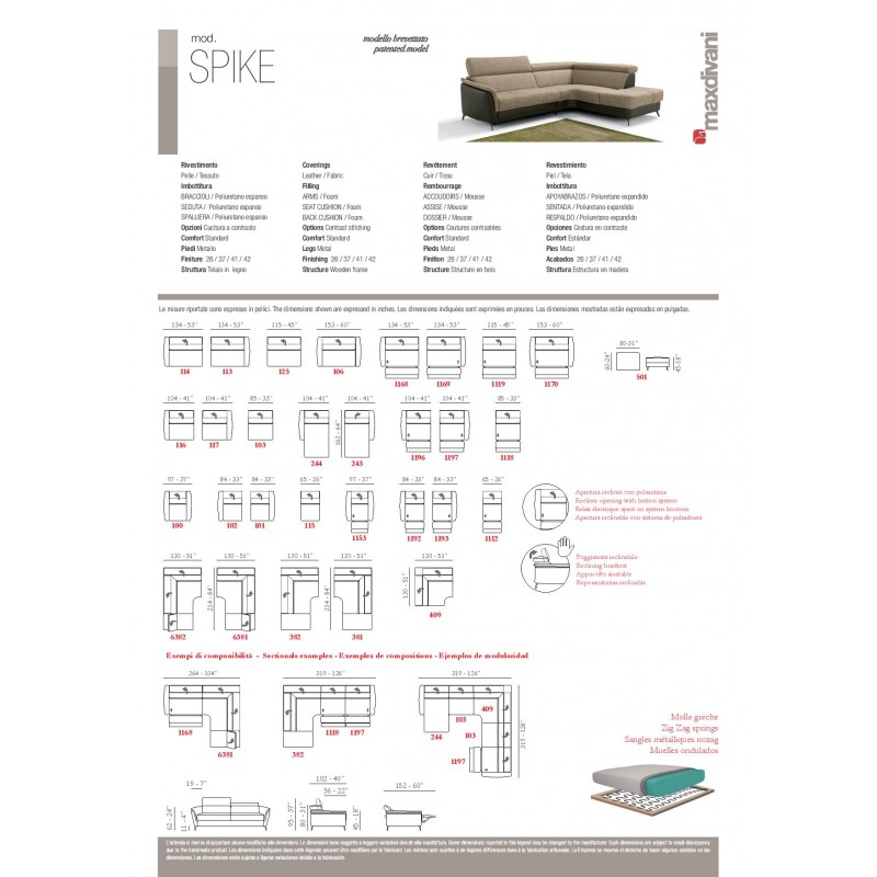 Spike Reclining Sectional