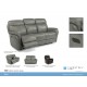 Zoey Leather Reclining Sofa