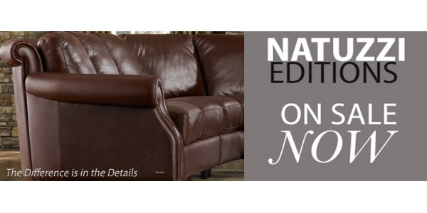 Natuzzi Furniture Leather Sofas, Curved Leather Reclining Sectionals